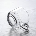 150ML glass coffee set, clear glass coffee cup with saucer